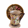 Hand painted chocolate cup and saucer, marked Nippon (c 1891-1921) - Selective Salvage