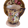 Hand painted chocolate cup and saucer, marked Nippon (c 1891-1921) - Selective Salvage