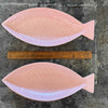 Mid Century Modern Ceramic Fish Serving Trays - A Pair - Selective Salvage