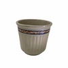 Red Wing stoneware butter crock, spongeware design, marked