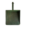 Handmade wooden Dust Pan, painted green (c 1920s)