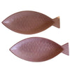 Mid Century Modern Ceramic Fish Serving Trays - A Pair - Selective Salvage
