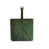Handmade wooden Dust Pan, painted green (c 1920s)