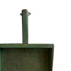 Handmade wooden Dust Pan, painted green (c 1920s)
