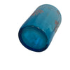 Blue Victorian hand painted glass tumbler (c 1900s)
