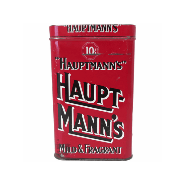 Vintage "Hauptmann's Mild & Fragrant"  tin (c 1940s) - Selective Salvage