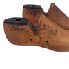 Vintage wooden child's shoe last, labeled "Linda" (c 1959) - Selective Salvage