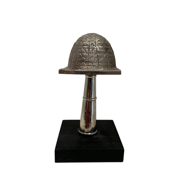 Vintage Odd Fellows staff topper, beehive shaped (c 1920s)