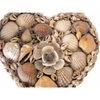 Vintage heart shaped shell jewelry box (c 1950s) - Selective Salvage