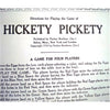 Vintage Parker Bros. "Hickety Pickety" board game, complete (c 1924) - Selective Salvage