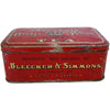 Vintage "B & S Bleeker and Simmons" orange pekoe tea tin (c 1920s) - Selective Salvage
