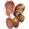 Vintage paper mache Easter eggs, (qty 3),  West Germany (c 1940s) - Selective Salvage