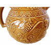 Vintage ceramic pitcher, gold floral cherub design (c 1920s) - Selective Salvage