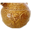 Vintage ceramic pitcher, gold floral cherub design (c 1920s) - Selective Salvage