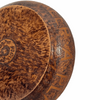 Antique folk art wood burned bowl, St David's PA (c 1906) 