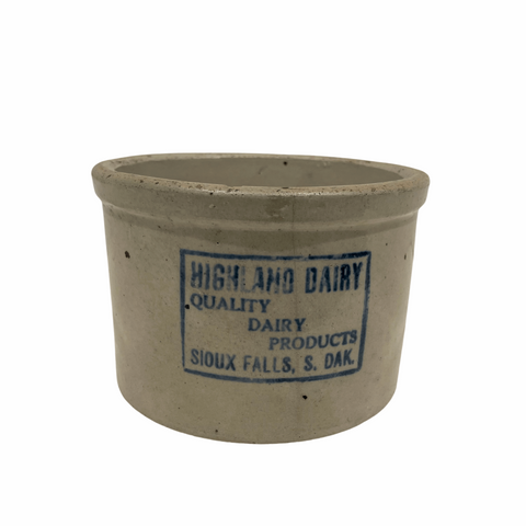 Red Wing stoneware butter crock