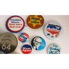 23 vintage political campaign buttons - Eisenhower, Nixon, Goldwater, Reagan - 60's & 70's - Selective Salvage