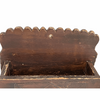 Primitive folk art wall box, hand carved (c 1920s) - Selective Salvage