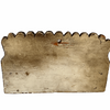 Primitive folk art wall box, hand carved (c 1920s) - Selective Salvage