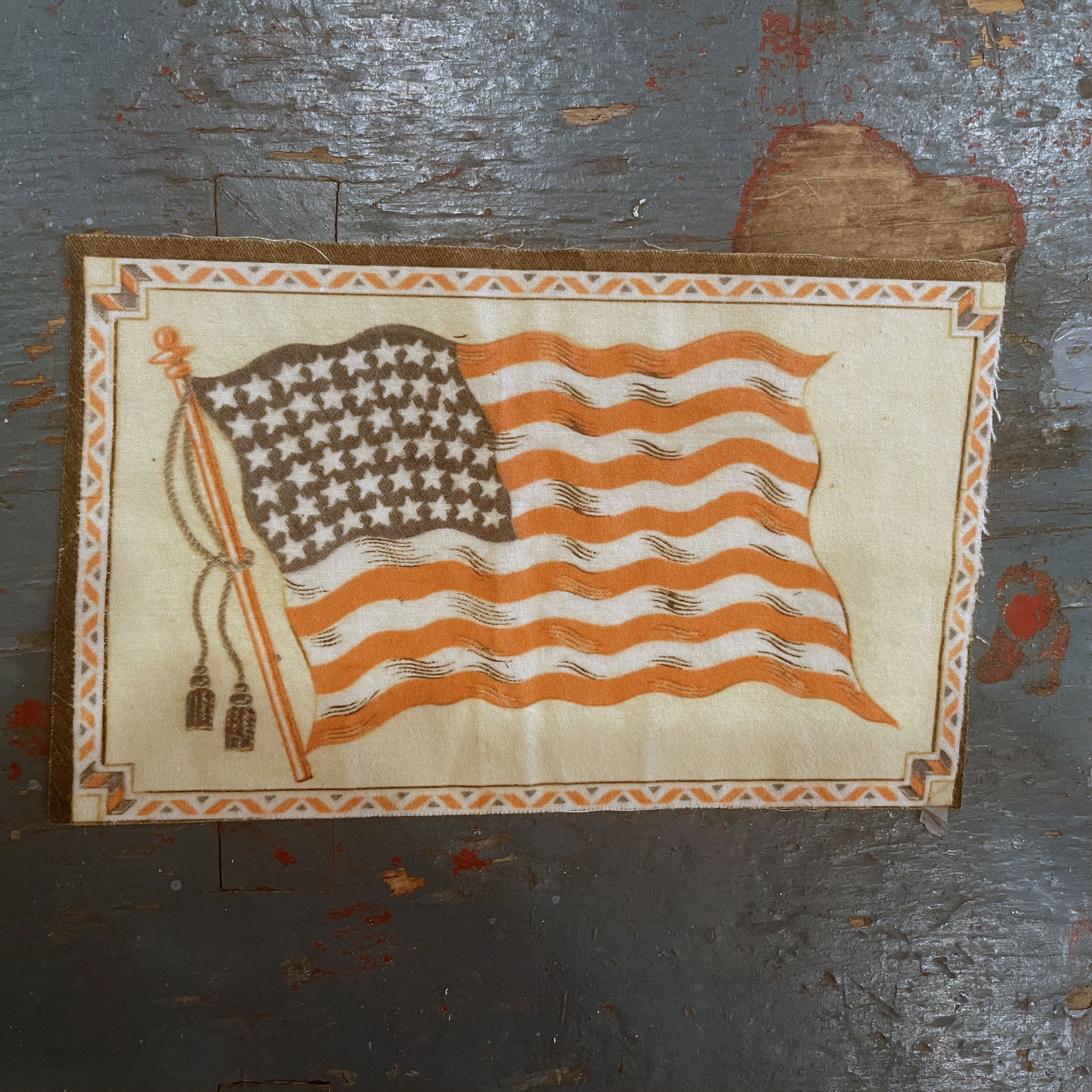 tobacco stick flag Handmade flags from reclaimed Appalachian tobacco barns Made from durable polyester American Flag made from 100