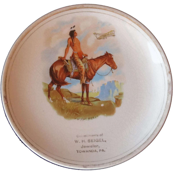Antique Towanda PA trade advertising plate (c 1900s) - Selective Salvage