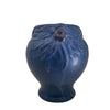 Vintage McCoy  "Leaves and Berries" vase, cobalt blue (c 1930s) - Selective Salvage