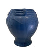 Vintage McCoy  "Leaves and Berries" vase, cobalt blue (c 1930s) - Selective Salvage