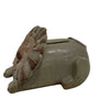 Vintage ceramic Lion piggy bank  (c 1970s)