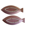 Mid Century Modern Ceramic Fish Serving Trays - A Pair - Selective Salvage
