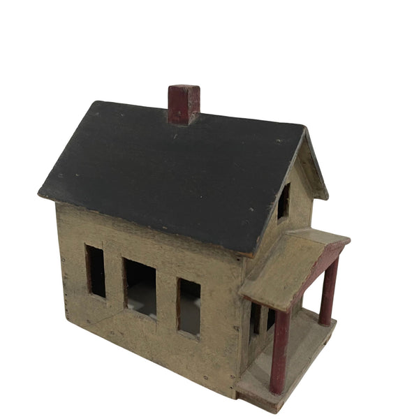 Folk art minature wooden house