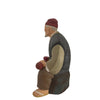 Japanese Hakata Urasaki Clay Doll (c 1950s)