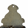 Handmade painted match holder, OOAK folk art (c 1900s) - Selective Salvage