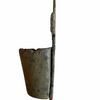 Handmade painted match holder, OOAK folk art (c 1900s) - Selective Salvage
