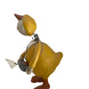 Vintage folk art paper mache duck boy figurine (c 2002)