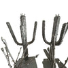 Decorative Sculptural Metal Arizona Bookends (c 1960s) Media 1 of 6
