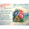 Vintage "Burts Seeds" labels, advertising ephemera , framed (c 1910s) - Selective Salvage