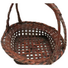 Vintage American wicker gathering basket (c 1920s) - Selective Salvage