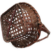 Vintage American wicker gathering basket (c 1920s) - Selective Salvage