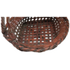 Vintage American wicker gathering basket (c 1920s) - Selective Salvage