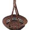 Vintage American wicker gathering basket (c 1920s) - Selective Salvage