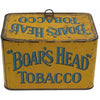 Uncommon antique "Boars Head" store counter tin, Pritchard and Burton (c 1910) - Selective Salvage