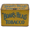 Uncommon antique "Boars Head" store counter tin, Pritchard and Burton (c 1910) - Selective Salvage