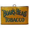 Uncommon antique "Boars Head" store counter tin, Pritchard and Burton (c 1910) - Selective Salvage
