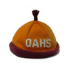 Antique child's felt beanie, QAHS believed to be Queen Anne High School, Seattle  (c 1910s) - Selective Salvage