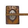Antique Folk art wood burned frame, signed "Gertrude Klein", 1911 - Selective Salvage