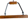 Antique wooden pants stretcher, advertising SD clothing store c. 1908 - Selective Salvage