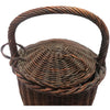 Vintage handled basket, American (c. 1930s) - Selective Salvage