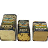 Vintage Monarch tea tins, Reid, Murdock & Co., set of three (c 1930s) - Selective Salvage