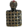 Vintage French flacon, perfume dispenser - silverplate filigree over glass (c 1940s) - Selective Salvage