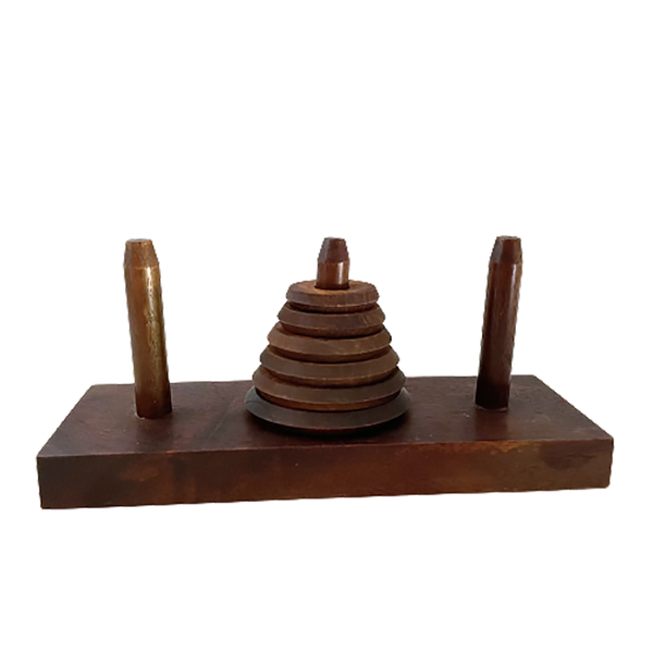 Vintage Tower of Hanoi puzzle game (c 1950s) - Selective Salvage